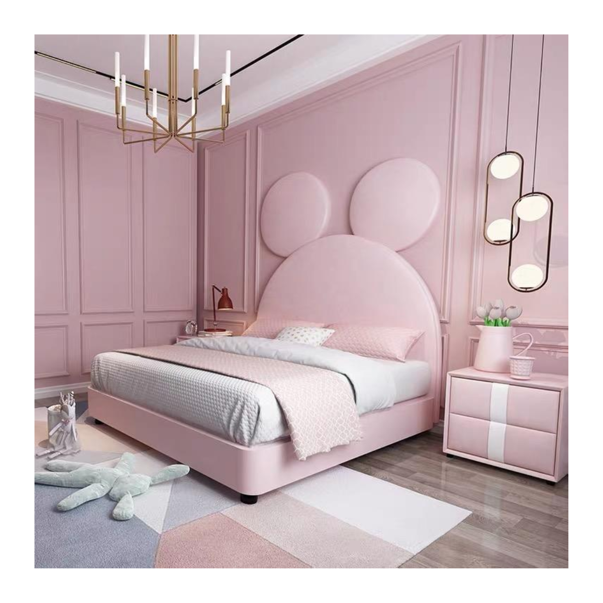 Round Ear Arch Kids Bed